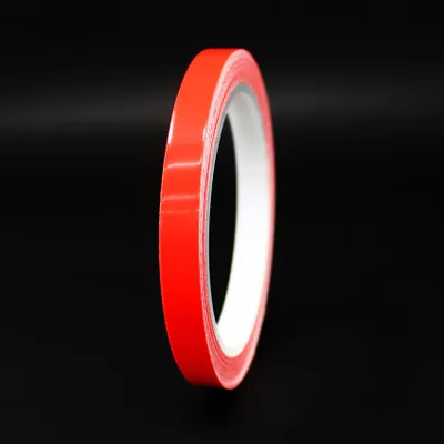Produktbild von 10m Zierstreifen 8mm Neon Rot Dekorstreifen Auto Motorrad Boot Modellbau Klebestreifen