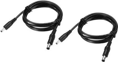 Immagine prodotto di Cavo di prolunga CC da 5,5x2,1 mm a 3,5x1,35 mm, 100 cm, nero