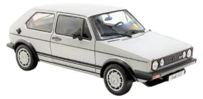 Produktbild von VOLKSWAGEN Golf I GTI grau, WEL18039S, Maßstab1/18, WELLY