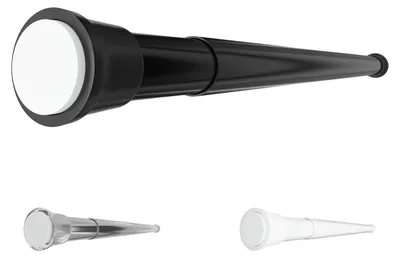 Produktbild von Aquabad Hastaflex Teleskop Duschstange Schwarz, 105 - 180 cm