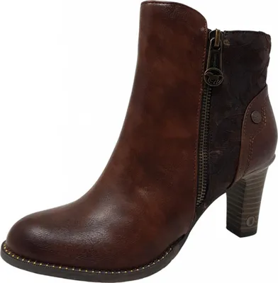 Produktbild von Mustang Damen Stiefeletten Blockabsatz 1335-501, Größe:40 EU, Farbe:Braun
