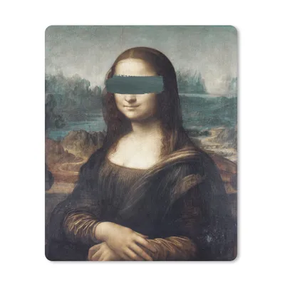Produktbild von MuchoWow® Mauspad Mousepad Mona Lisa - Da Vinci - Gemälde 30x40 cm - Mousepads - Maus Mat - Pad - Mausunterlage - Mausmatten