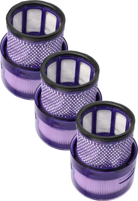 Produktbild von vhbw 3 Staubsaugerfilter Ersatz für Dyson 965241-01 für Staubsauger - HEPA-Filter Lila