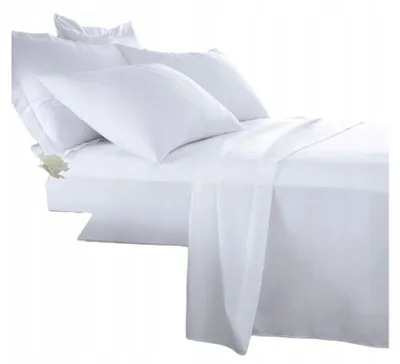Produktbild von Adella Hotel Bettwäsche Weiß 220x220 Baumwolle Reißverschluss