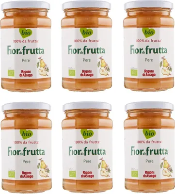 Produktbild von 6x Rigoni di Asiago Fiordifrutta Fruchtaufstrich Birne  250g Konfitüre