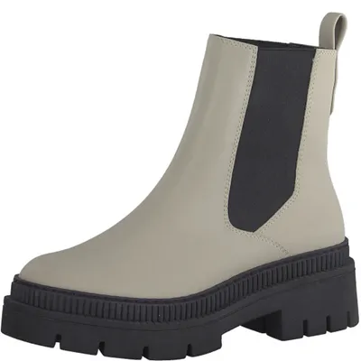 Produktbild von MARCO TOZZI Damen Stiefelette Chelsea Boot Comfort Fit Plateausohle 2-25822-29, Größe:39 EU, Farbe:Beige