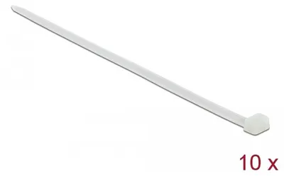 Productafbeelding van Delock - Kabelbinders - 1,22 meter - wit (verpakking met 10 stuks)