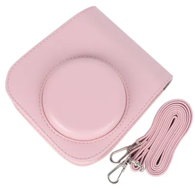 Produktbild von Kunstledertasche mit Schultergurt für Fujifilm Instax Mini 11 Kamera, Rosa