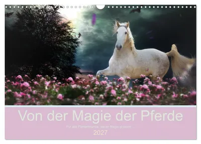 Produktbild von Von der Magie der Pferde (Wandkalender 2027 DIN A3 quer), CALVENDO Monatskalender
