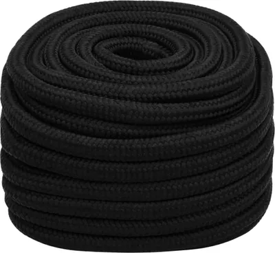 Produktbild von vidaXL Arbeitsseil Schwarz 20 mm 25 m Polyester