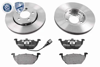 Produktbild von 2x BREMSSCHEIBEN mit Bremsbelägen + BREMSBELÄGE VORNE