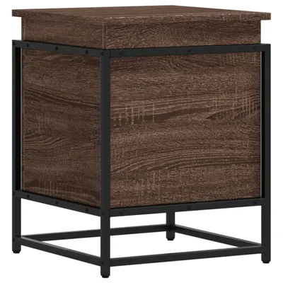 Immagine prodotto di vidaXL Scatola portaoggetti con coperchio effetto rovere 40x40x51,5 cm
