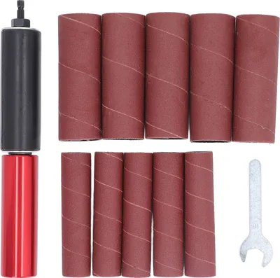 Image de Adaptateur pour meuleuse à broche 1,5 pouce Mandrin en alliage d'aluminium, kit de mandrins de meulage pour perceuse pour le bois et le métal
