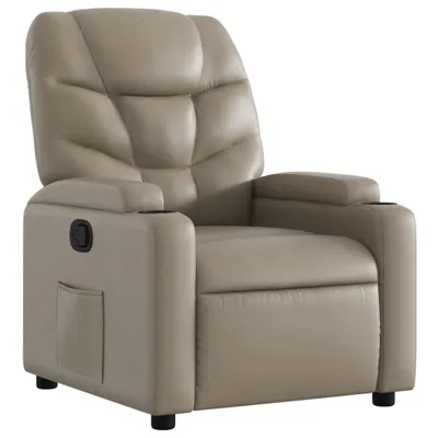 Produktbild von vidaXL Relaxsessel Cappuccino-Braun Kunstleder