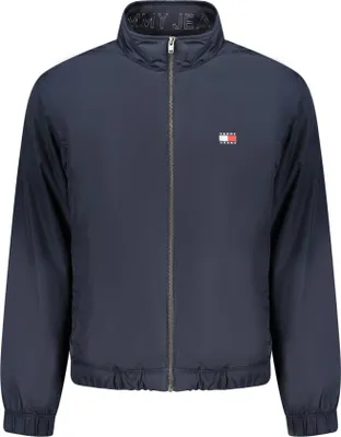 Productafbeelding van Tommy Jeans heren overgangsjas, model Essential Padded, met opstaande kraag, blauw (donkerblauw)