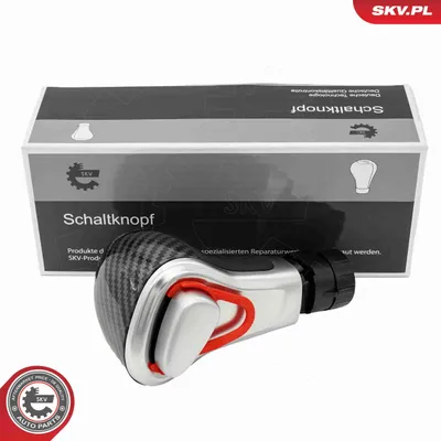 Obrázok produktu pre ESEN SKV hlavica radiacej páky, čierna plastová, pre AUDI A4 Avant (8K5, B8), A3 Sportback (8PA), A6 Avant (4F5, C6), Q5 (8RB), A3 hatchback