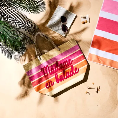 Produktbild von Gestreifte Strandtasche