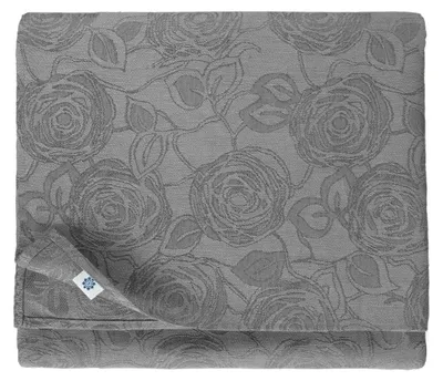 Jacquard-Tischdecke 100% Leinen 147x350 cm Blumenmuster