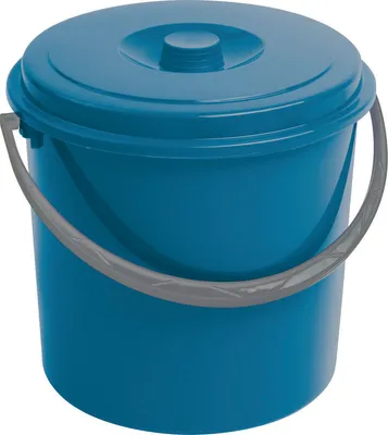 Produktbild von CURVER 03206-x55,h?DRO z pokrywką 10l niebieski