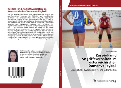 Produktbild von Zuspiel- und Angriffsverhalten im österreichischen Damenvolleyball