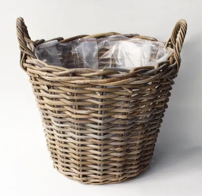 Produktbild von Weidenkorb mit Griffen - Kartoffelkorb Ø37 cm - Höhe 30 cm