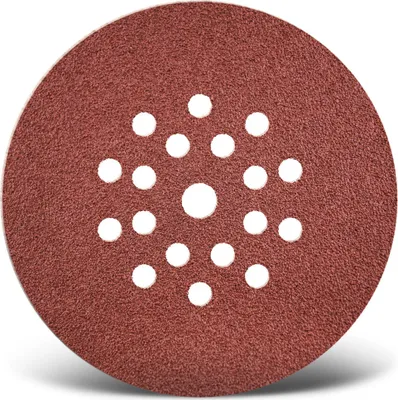 Produktbild von MENZER Red Klett-Schleifscheiben, 225 mm, 19-Loch, f. Trockenbauschleifer, Normalkorund (25 Stk.) K240