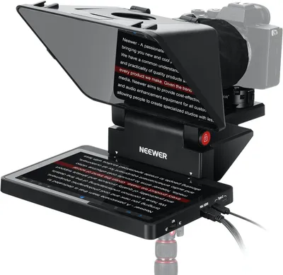 Productafbeelding van Teleprompter 11 inch met ingebouwd scherm en HD-splitsglas