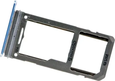 Produktbild von Samsung Galaxy S9+ (SM-G965F) Original Ersatz Simkartenhalter und SD Card Tray, Blau