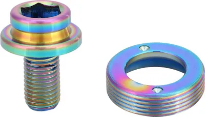 Produktbild von KIMISS M8*15mm Legierung Kurbel Kit Mountain & Road Bikes - BB -Achsschrauben mit Staub und Nylonwaschmaschine Fit, PROWHEEL (Blue)