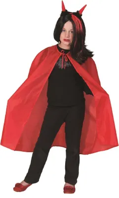 Produktbild von FuG4260A-110-A rot Kinder Mädchen Junge Umhang-Cape Gr.110