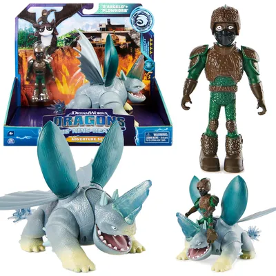 Produktbild von Drachenzähmen leicht gemacht D'angelo und der Drache Crush Dragons Figur Set
