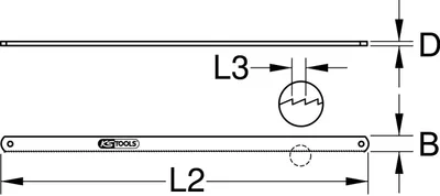 Immagine prodotto di Lama BERYLLIUMplus per seghetto 300 mm