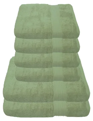 Produktbild von Julie Julsen Handtuch Set Lindgrün,Set:6 tlg. 2 Bade- 4 Handtücher