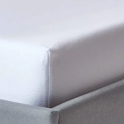 Image de Draps-housse Unyqoos® 180 x 200 cm, 100% Coton, 400 fils, élastique tout autour pour matelas jusqu'à 30 cm, hypoallergéniques