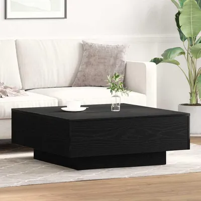 Immagine prodotto di vidaXL Tavolino in rovere nero 80 x 80 x 31 cm