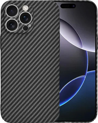 Immagine prodotto di Custodia Techsuit Carbonite FiberShell Back Cover per Apple iPhone 16 Pro Max - Nero