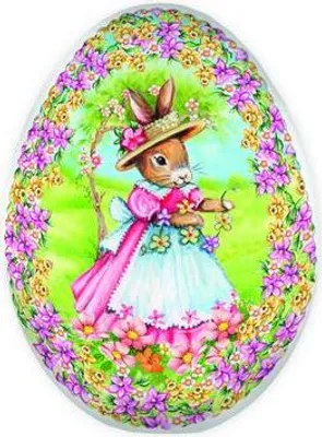 Produktbild von Trötsch Osterei zum Befüllen 15 cm Hasenmädchen Füllei Pappei