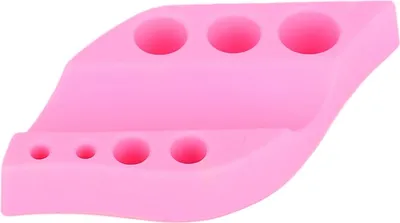 Obrázok produktu pre Multifunkčný silikónový Microblading Pen Rack Tattoo Ink Pigment Cup Holder Stand Pink
