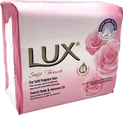 Produktbild von Lux Velvet Touch Jasmine & Almond Oil Soap 3 Bars
