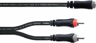 Produktbild von Cordial EY 0,3 YCC 0,3 m Audiokabel