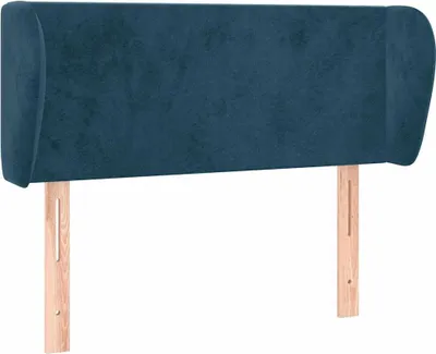 Obrázek produktu pro vidaXL Čelo postele s ušima tmavě modré 93x23x78/88 cm Velvet