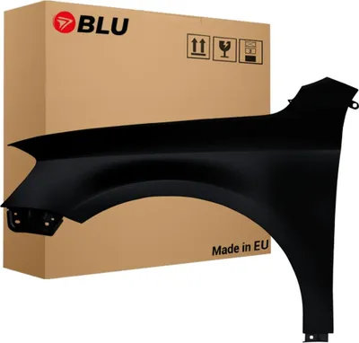 Zdjęcie produktu dla BLU Błotnik Premium pasujący do VW Volkswagen Passat B7 LC9X Lewy Czarny TiefSchwarz | 2010-2014 | Przedni Przód | Lakierowany | Gotowy do montażu | Ocynk