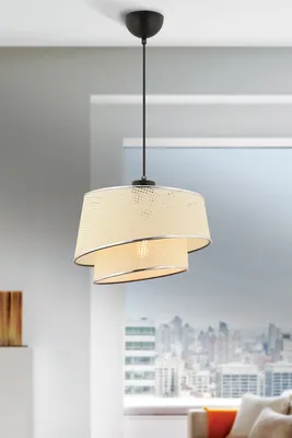 Produktbild von Opviq, Barette Hazeran - White, Silver, Kronleuchter, Weiß, METALLKÖRPER, 32 x 32 x 65 cm