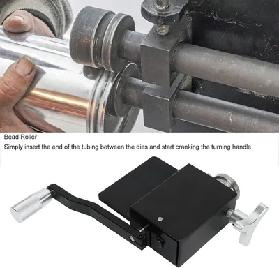 Productafbeelding van Pijp Beader - Metaal Vormer - Intercooler Buizen Bewerken - Vice Gemonteerd - 5/8 Inch en Groter - Zilver