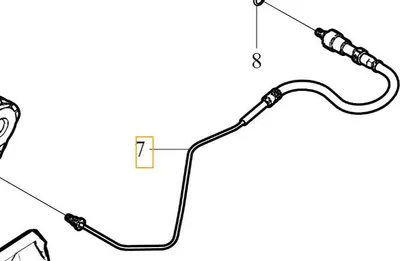 Produktbild von VOLVO V40 V40CC Kupplungsbetätigungszug 31325025