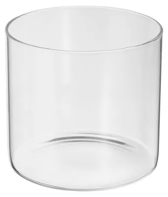 Glaszylinder-Vase 15x12 cm, transparent, für Blumen & Kerzen