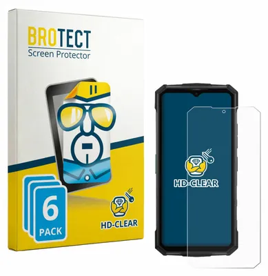 Produktbild von 6x Für Doogee Fire 7 Pro Schutzfolie BROTECT Displayschutz Display Schutz Folie Klar Transparent