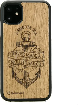 Immagine prodotto di Custodia in legno per iPhone 11 ANCHOR OAK