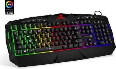 Obrázek produktu pro CONNECT IT BIOHAZARD klávesnice pro hráče, RGB podsvícení, 10 multimed. kláves, USB (CZ+SK verze)