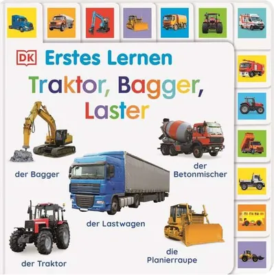 Obrázok produktu pre Erstes Lernen. Traktor, Bagger, Laster
